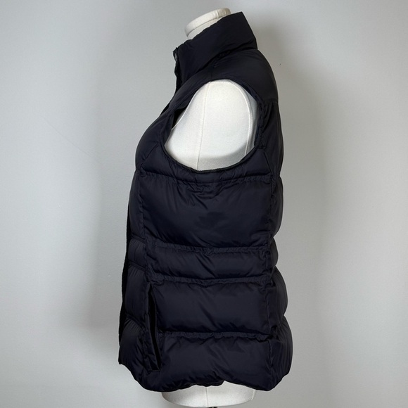 Lands End Warm Cozy Puffer Vest Down Feather Dark Navy Women’s Size Small 6-8 - Picture 2 of 15